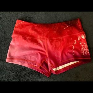 Womens feed me fight me shorts